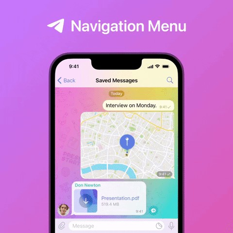 Cải thiện điều hướng trên Telegram