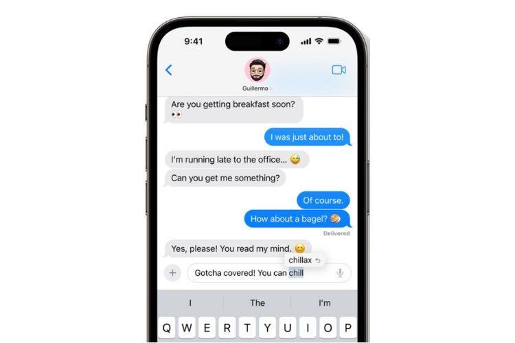 Cải thiện khả năng tự động sửa lỗi trên iOS 17