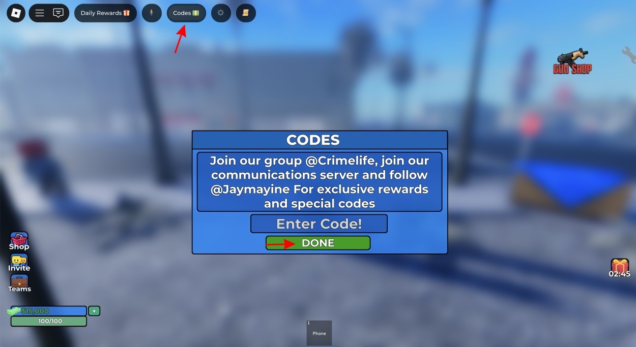 Danh sách Giftcode Cali Shootout Roblox mới nhất (2025)
