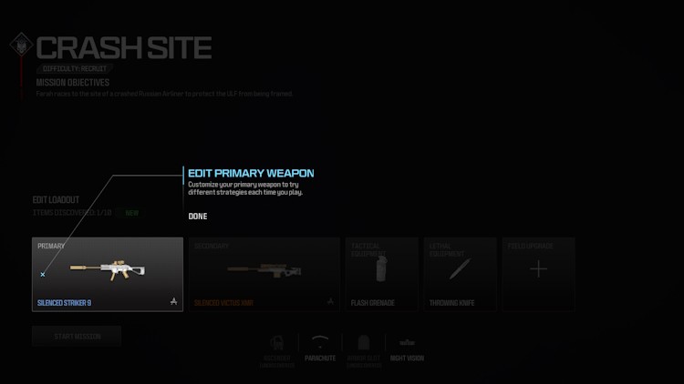 Call of Duty Modern Warfare 3 campaign loadouts