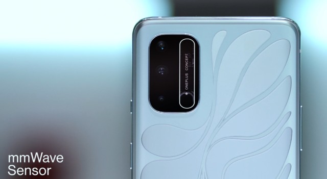 Cảm biến mmWave trên OnePlus 8T Concept