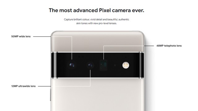 Camera của Pixel 6