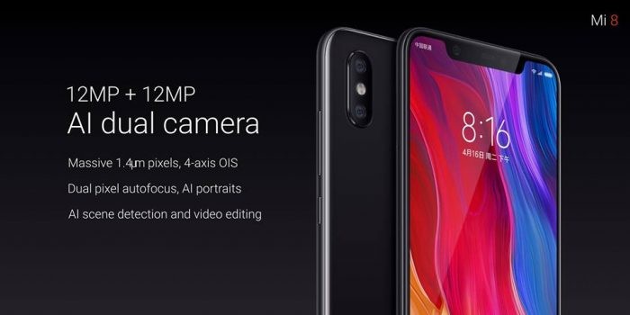 Camera sau của Xiaomi Mi 8