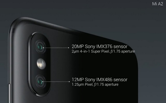 Camera Xiaomi Mi A2 và Mi A1
