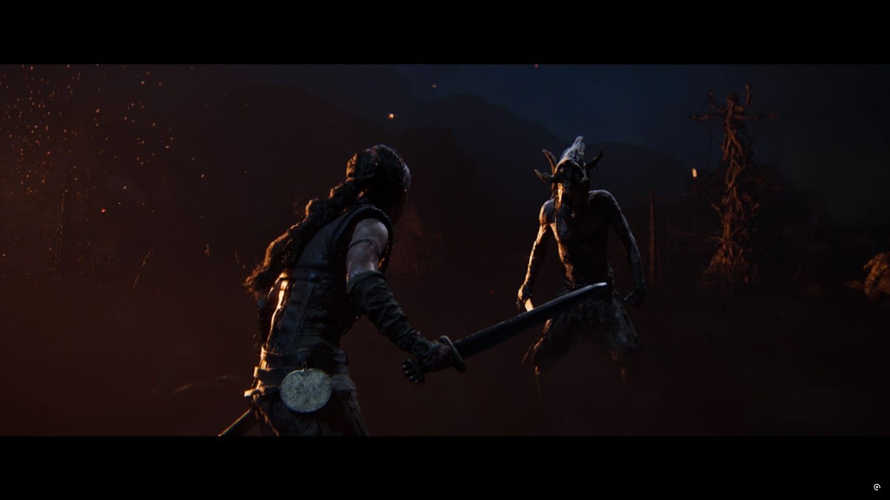 Cảnh chiến đấu trong Hellblade 2