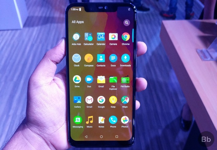 Cạnh màn hình Panasonic Eluga X1