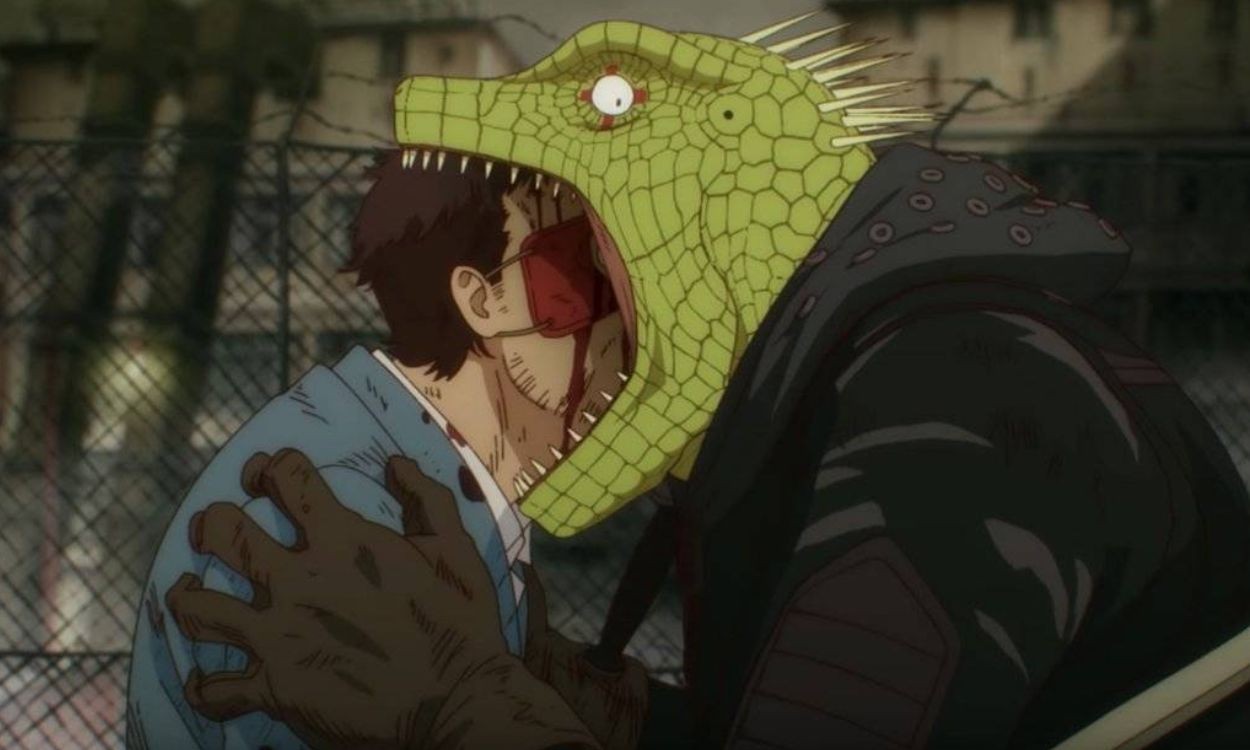 Cảnh trong anime Dorohedoro