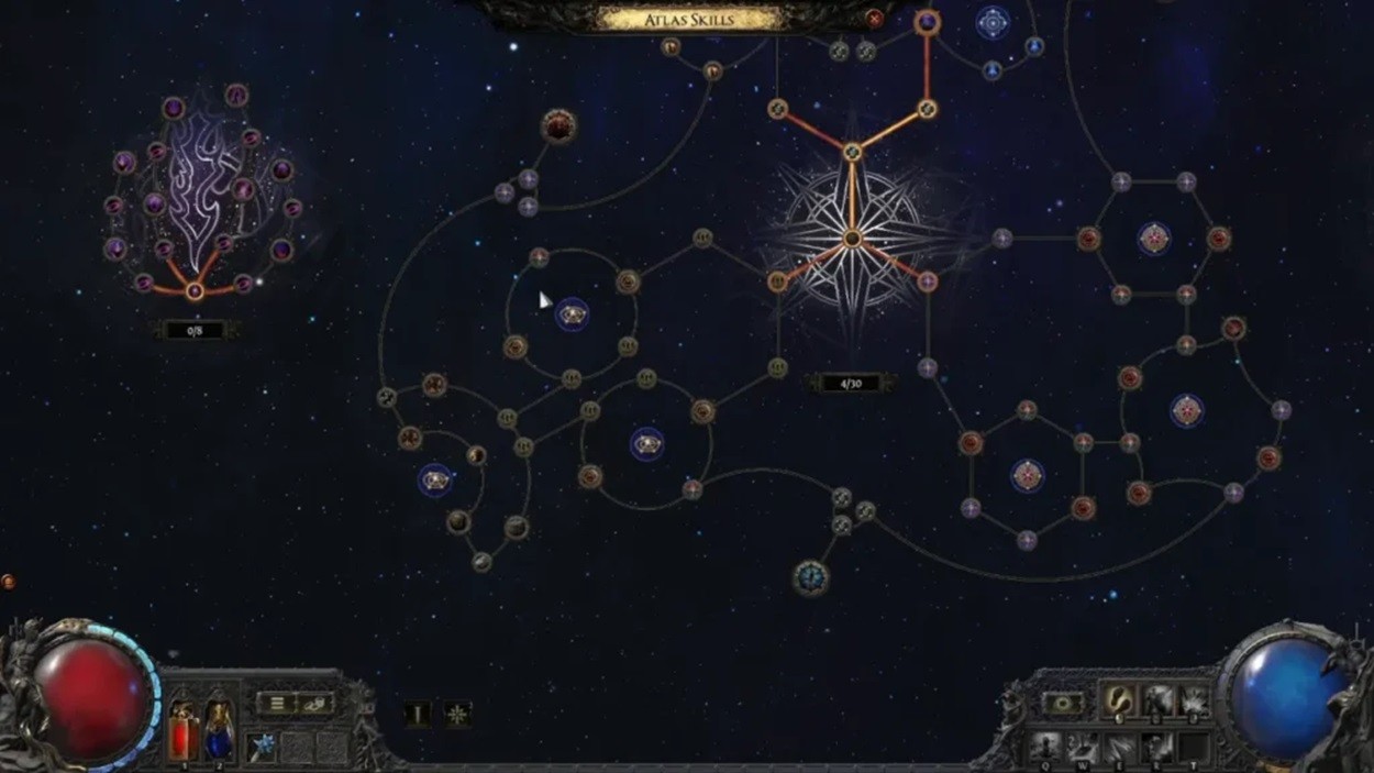 Cây kỹ năng Atlas trong Path of Exile 2