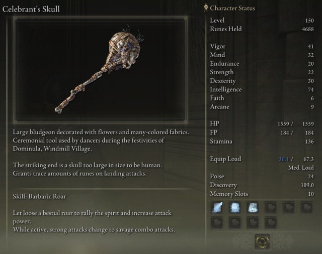 Celebrants Skull