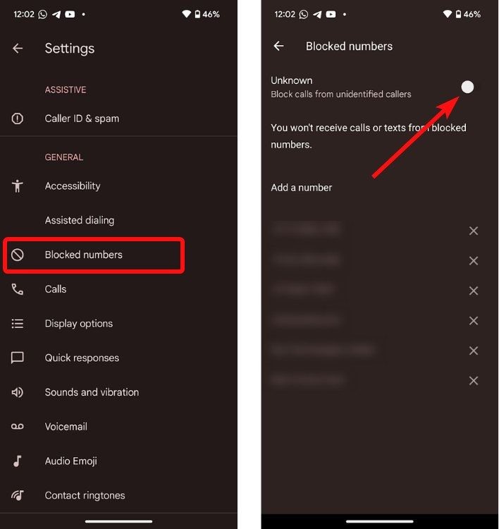 Chặn số lạ trên điện thoại Android