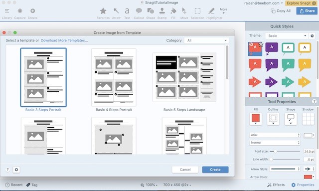 Chỉnh sửa video bằng Snagit