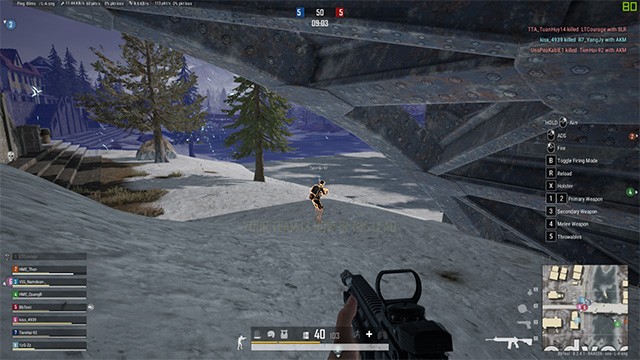 Chơi PUBG trên Asus TUF Gaming A15 2025