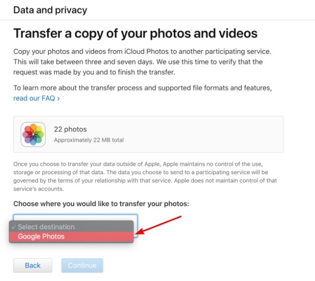 Chọn Google Photos