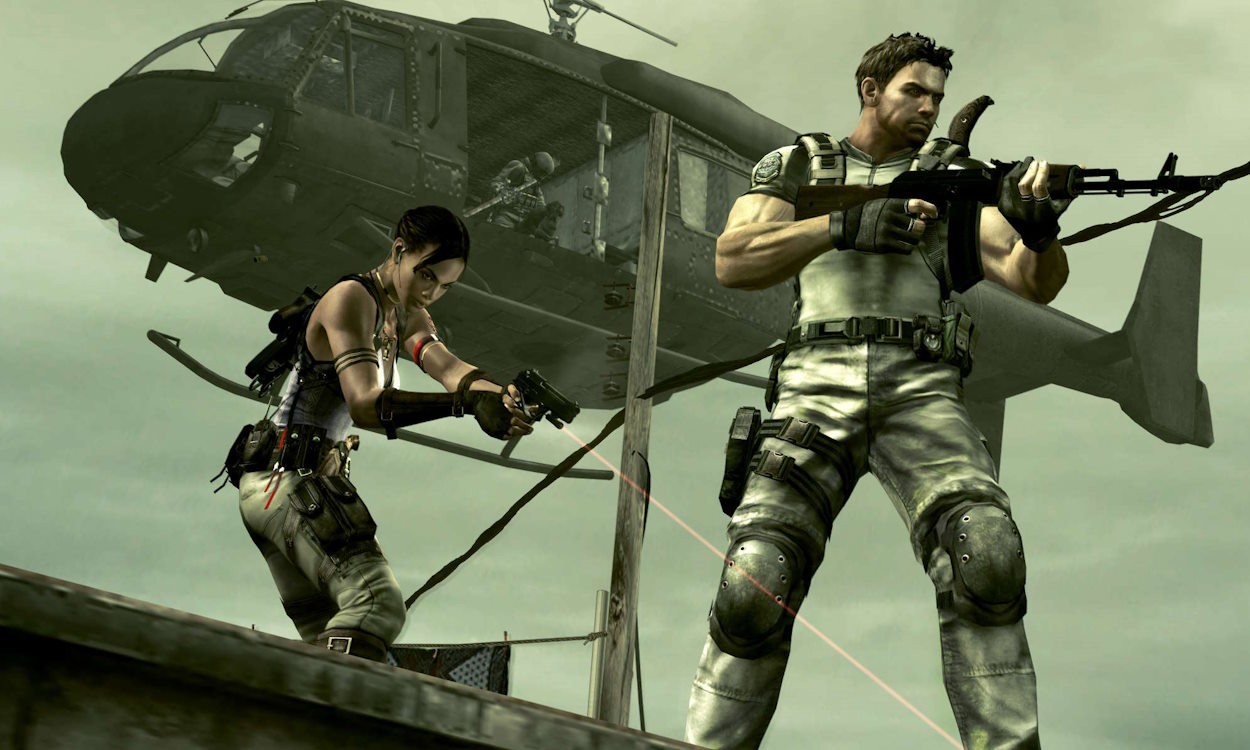 Chris Redfield và Sheva Alomar trong Resident Evil 5