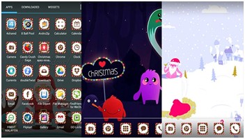 Chủ đề Giáng Sinh cho Nova Launcher