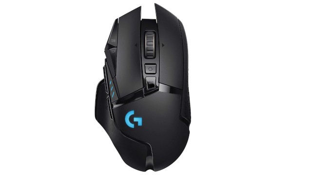Chuột gaming không dây Logitech G502 Lightspeed, độ phân giải 25600 DPI, 11 nút tùy chỉnh, đèn RGB, thời lượng pin 60 giờ