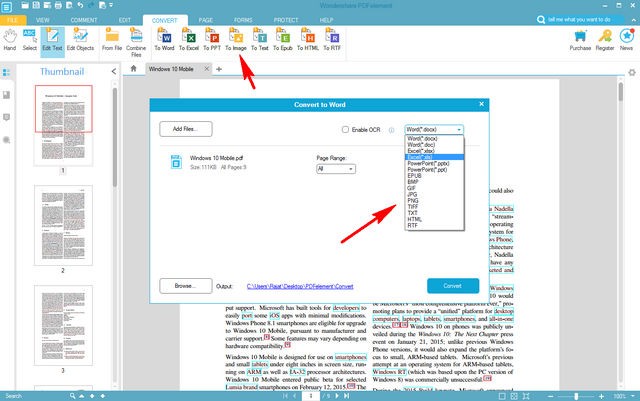 Chuyển đổi PDF sang định dạng khác