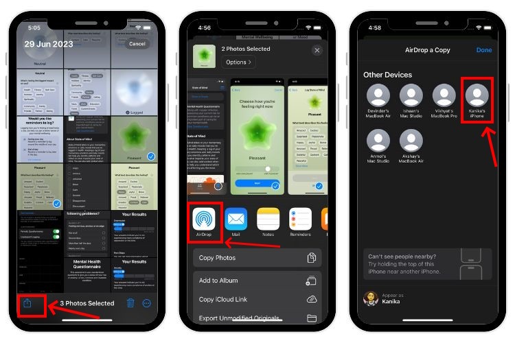 Chuyển dữ liệu từ iPhone sang iPhone bằng AirDrop