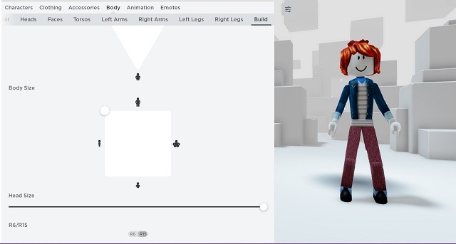 Cơ thể Slender trong Roblox