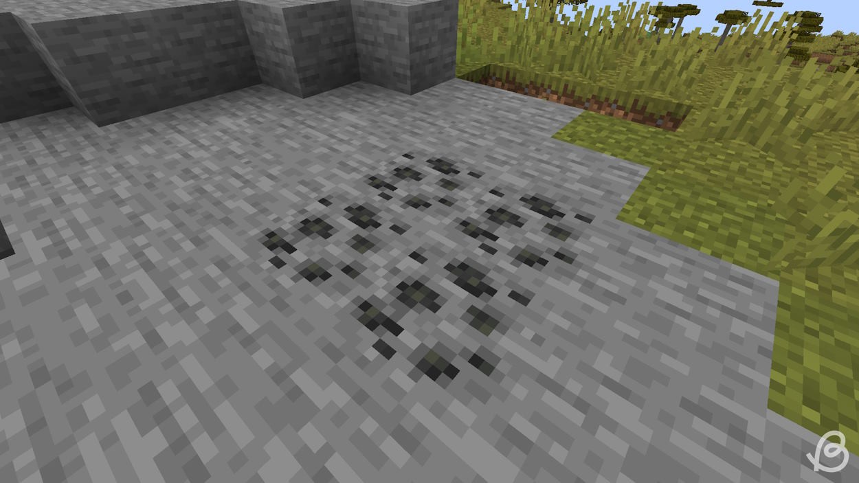 Coal ore in Minecraft