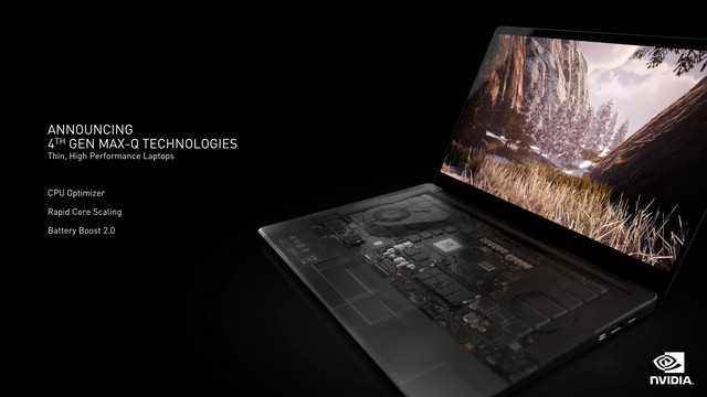 Công nghệ Max-Q thế hệ thứ tư cho Laptop