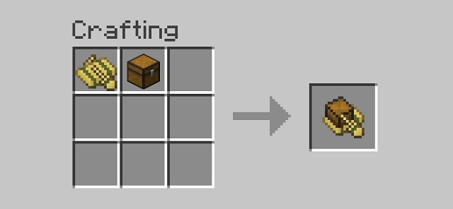 Công thức chế tạo Raft có rương trong Minecraft