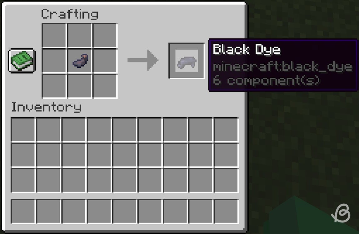 Hướng Dẫn Chi Tiết Cách Tạo Thuốc Nhuộm Đen (Black Dye) Trong Minecraft (2025)