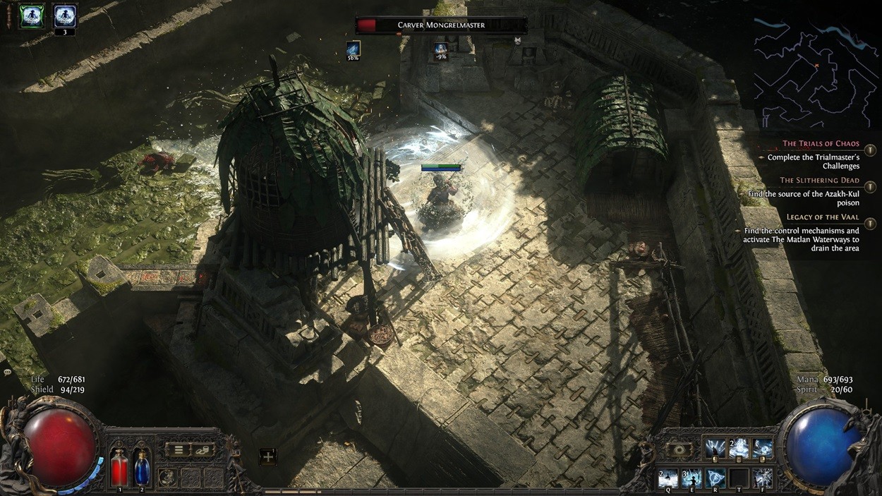 Công trình chắn tầm nhìn trong Path of Exile 2
