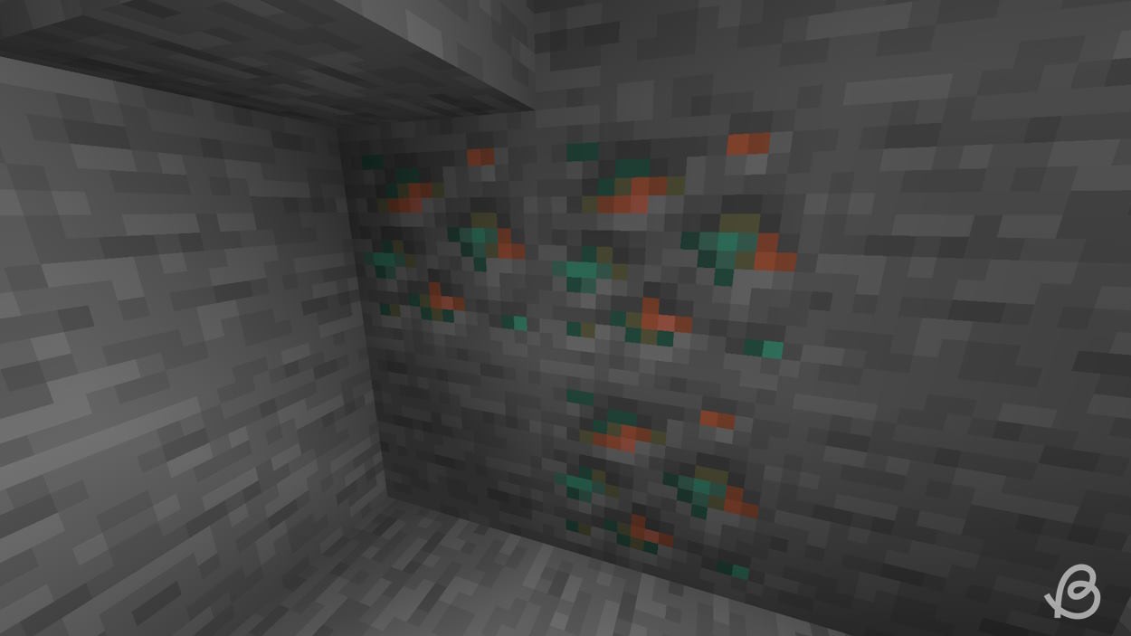 Copper ore in Minecraft