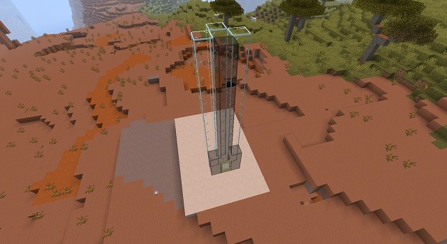 Cột kính trong Minecraft