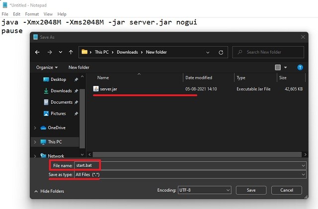 creating a minecraft server