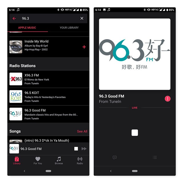 Đài phát thanh trên Apple Music