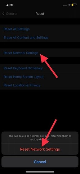 Khắc Phục Sự Cố Mạng Trên iPhone: Hướng Dẫn Đặt Lại Cài Đặt Mạng