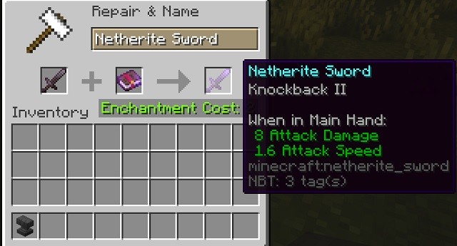 Đẩy Lùi trong Minecraft
