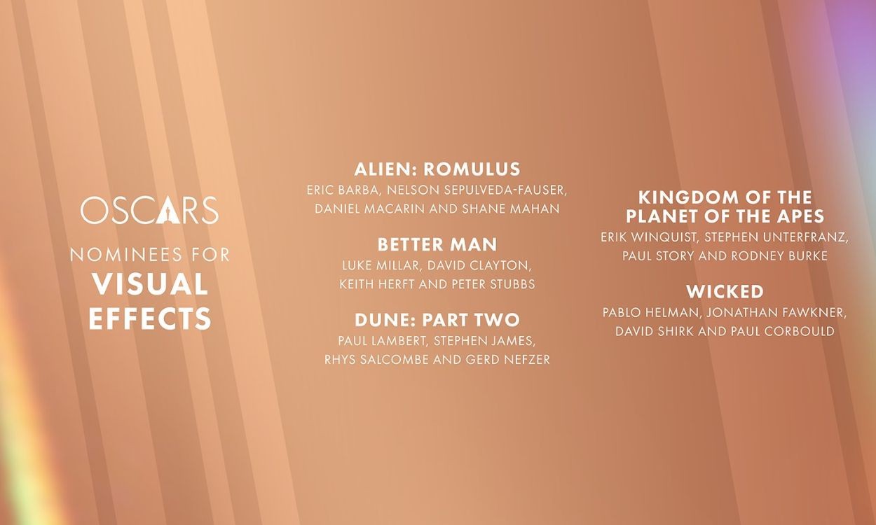 Đề cử Hiệu ứng hình ảnh xuất sắc nhất Oscar 2025