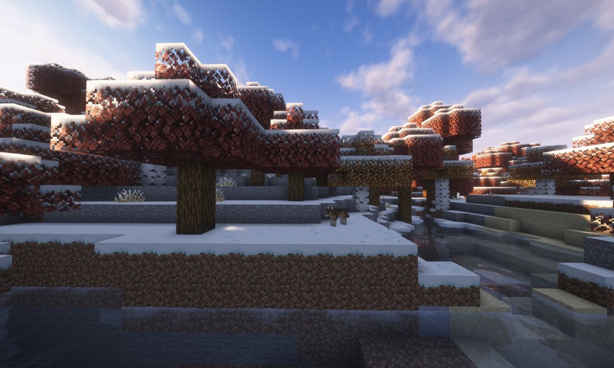 Default Style Winter Pack Texture Pack Minecraft