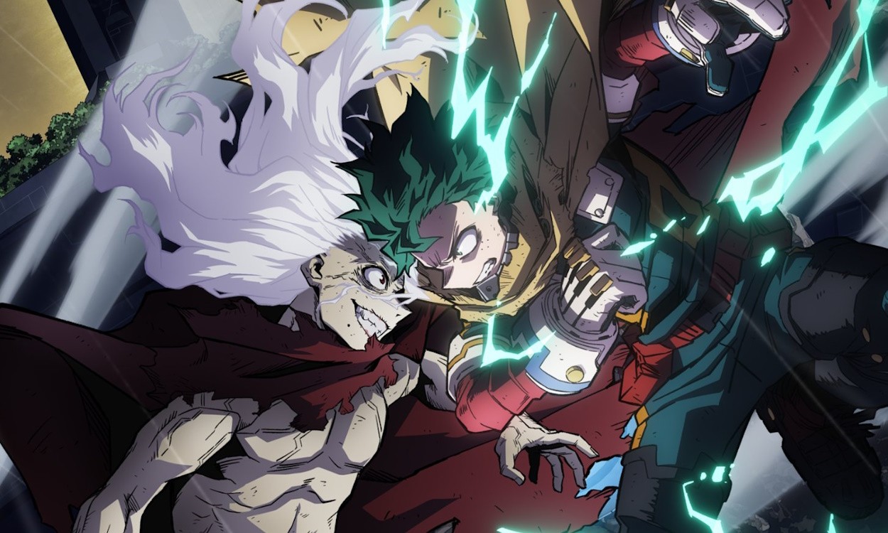 Deku vs. Shigaraki trong anime My Hero Academia phần 7