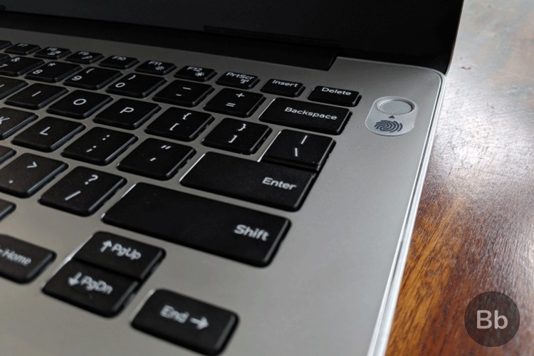 Dell Inspiron 5480: Cảm biến vân tay một chạm tích hợp trên nút nguồn