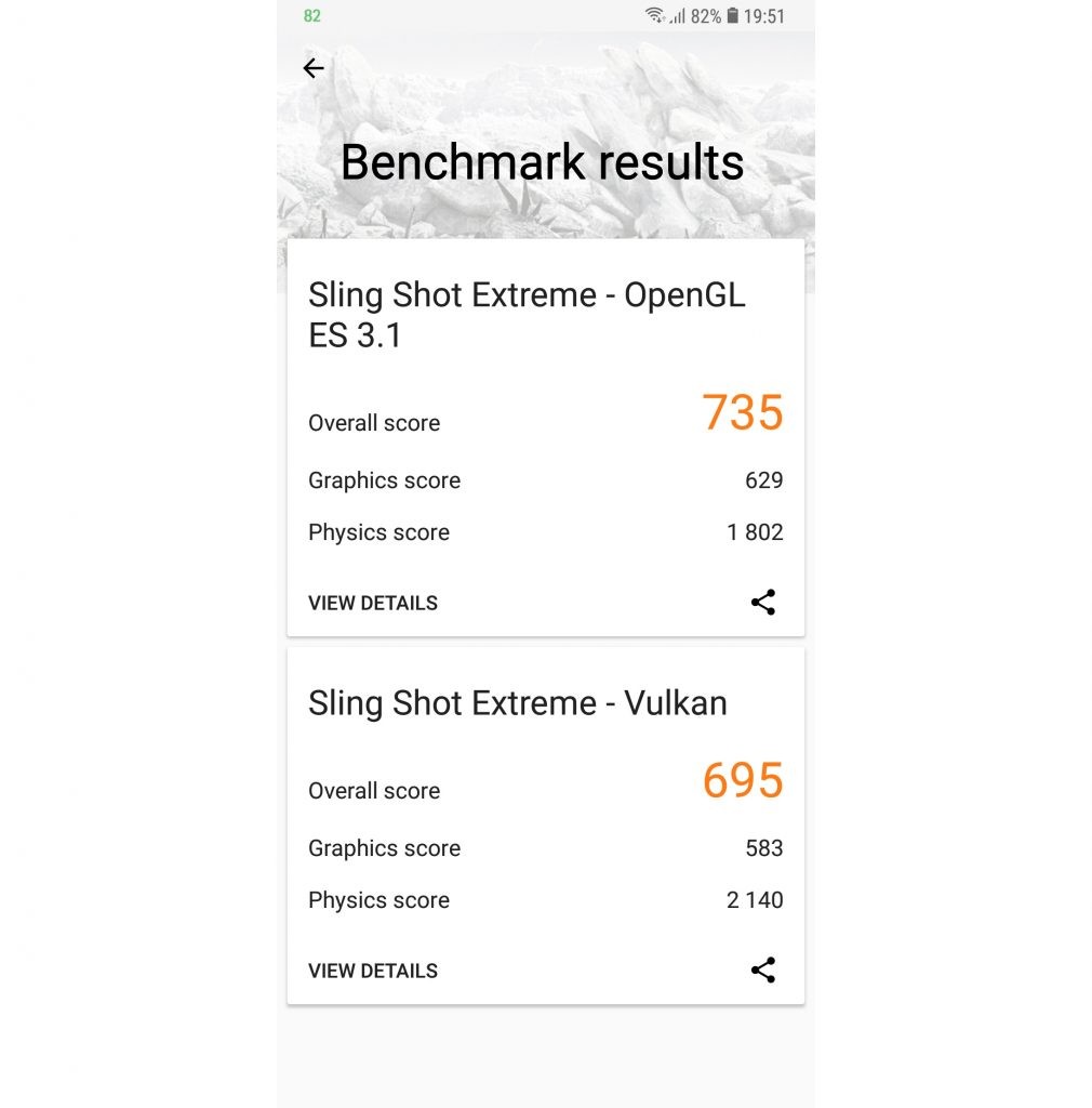 Điểm benchmark 3DMark của Samsung Galaxy A7 (2018)