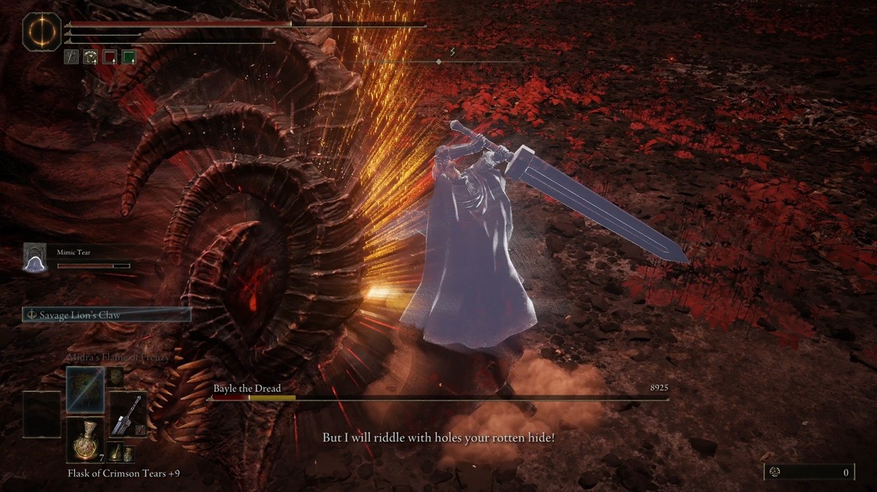 Điểm yếu của Bayle the Dread trong Elden Ring DLC