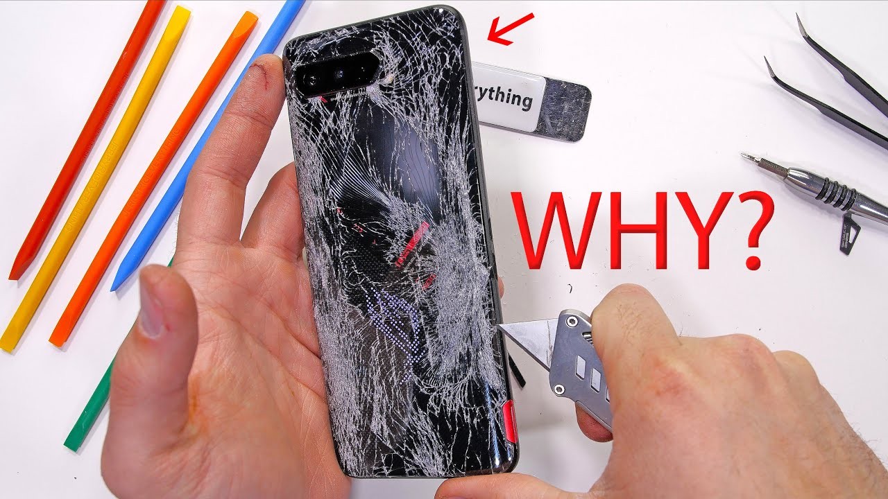 Điện thoại chơi game Asus ROG Phone 5 thất bại trong bài kiểm tra độ bền