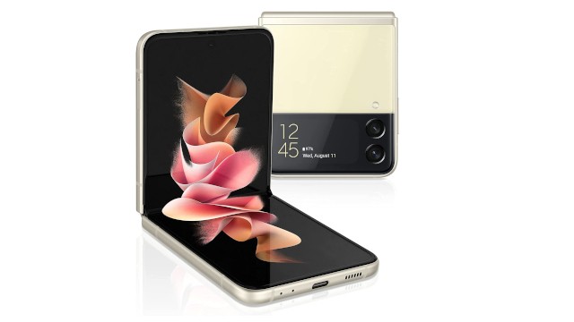 Điện thoại gập Samsung Galaxy Z Flip 3, màn hình 6.7 inch, màn hình phụ 1.9 inch, camera kép 12MP, thiết kế thời trang