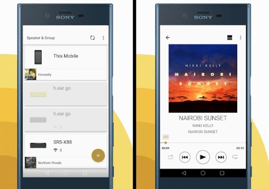 Điều khiển âm nhạc Sony