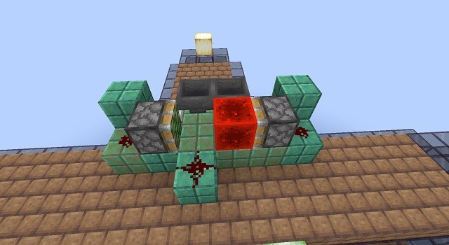 Đồng hồ đá đỏ đã sẵn sàng cho trang trại Creeper trong Minecraft