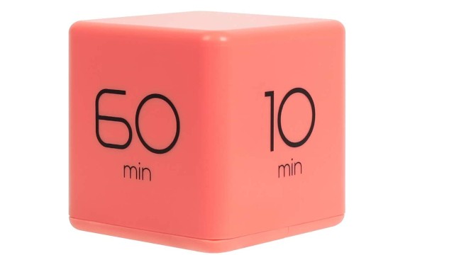 Đồng hồ đếm ngược Mooas Cube Timer, thiết kế tối giản, dễ sử dụng, có các mốc thời gian cài sẵn 5, 10, 20, 30 phút