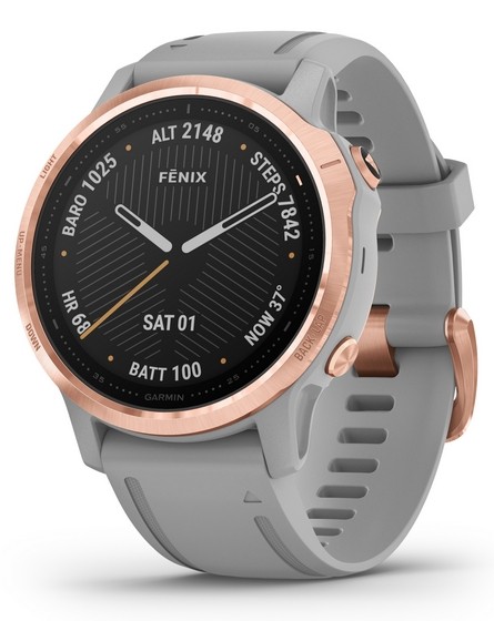 Đồng hồ thông minh Garmin Fenix 6S hỗ trợ sạc năng lượng mặt trời để tăng thời lượng pin