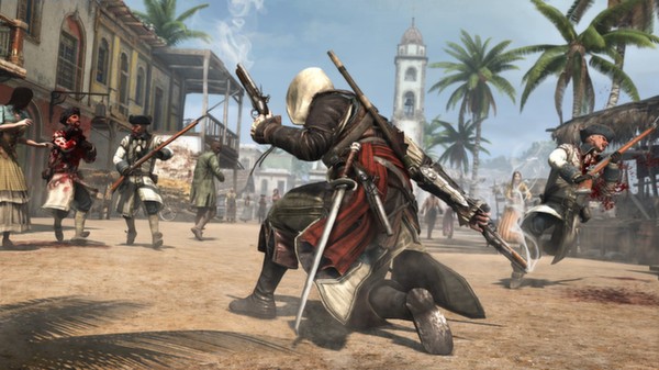 Edward Kenway trên tàu hải tặc trong Assassin's Creed IV: Black Flag