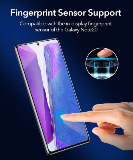 ESR Tempered-Glass Screen Protector cho Samsung Galaxy Note 20