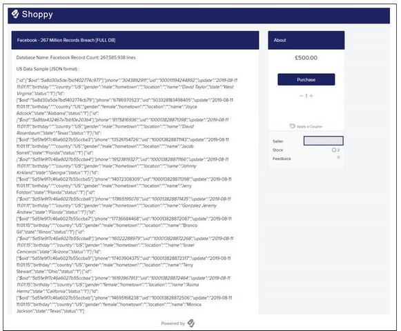 Rò Rỉ Dữ Liệu Facebook: Thông Tin Cá Nhân Của Hàng Triệu Người Dùng Bị Rao Bán Trên Dark Web