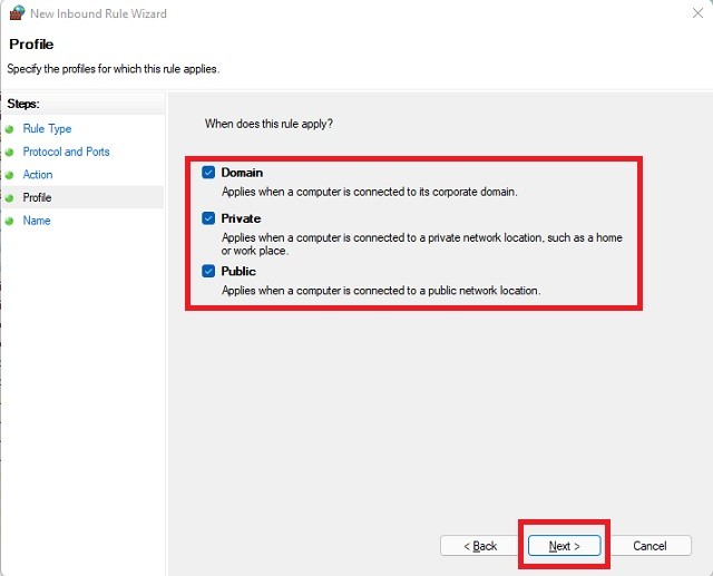 Firewall Rules Setup for Minecraft